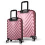 Zoozie Bags Juego de Maletas de 2 Piezas Rosa Dorado